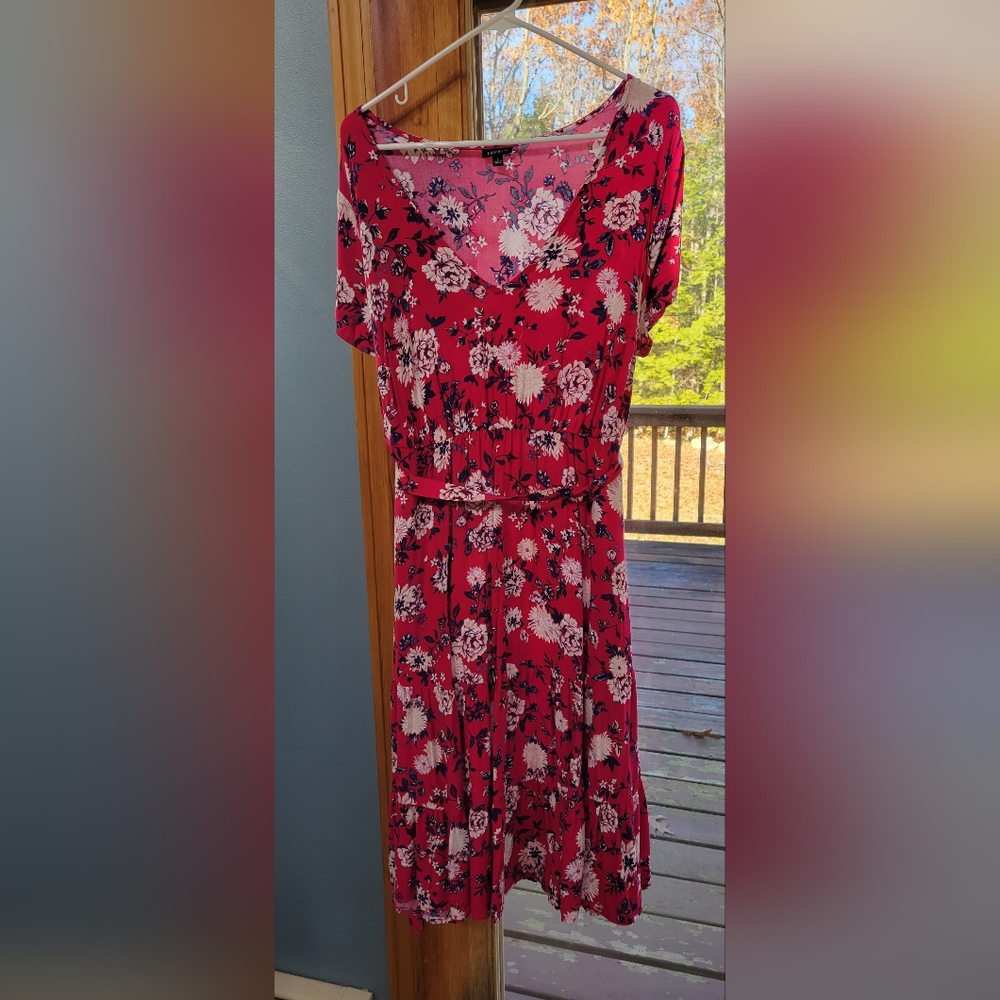 Torrid pink floral dress